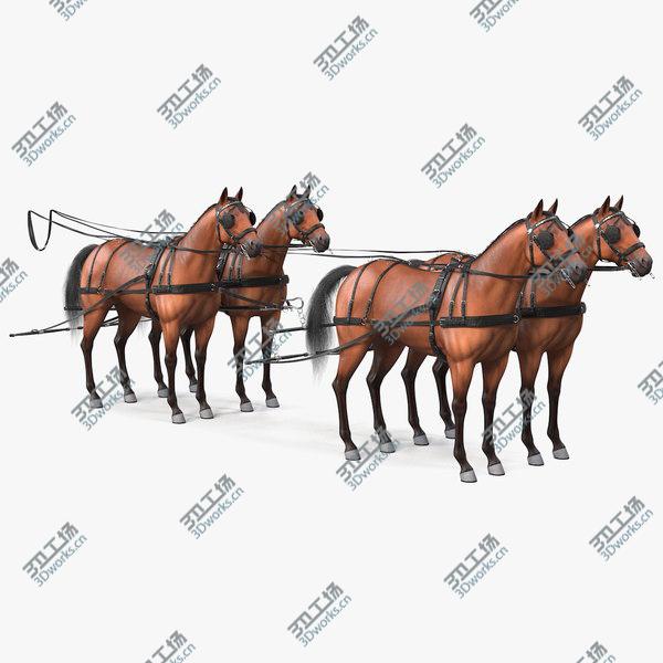 images/goods_img/20210312/3D Team of Four Breast Collar Harness Fur model/1.jpg